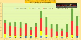 Ε.Ο.Δ.Υ. (30/6): 11 νέοι θάνατοι και 633 νέα κρούσματα κορονοϊού στην Ελλάδα - 2 κρούσματα στο ν. Καρδίτσας