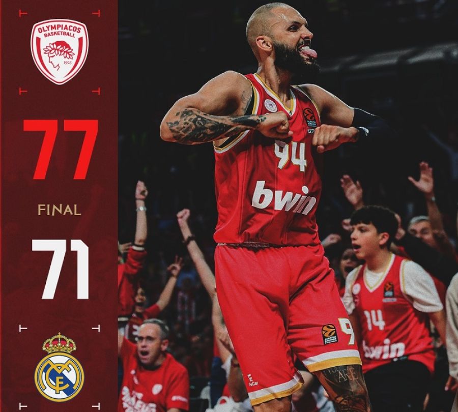Euroleague: Κοντά στο "σκούπισμα" απέναντι στη Ρεάλ ο Ολυμπιακός!