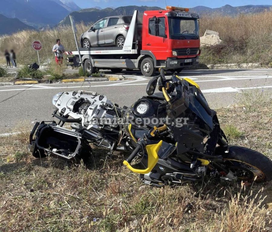 Μπράλος: Σοβαρός τραυματισμός 55χρονου δικυκλιστή μετά από τροχαίο - Τραυματισμένη και η 43χρονη συνεπιβάτης (+Φωτο)