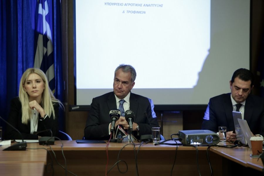 Απολογισμός Υπ.Α.Α.Τ. για το 2019 και στόχοι για το 2020 σε συνέντευξη τύπου που έδωσε ο Μάκης Βορίδης