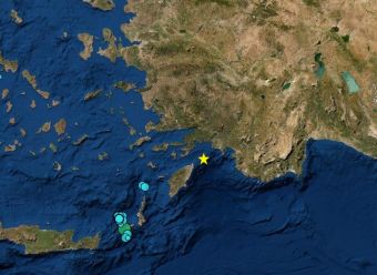 Σεισμός μεγέθους 5,3 Ρίχτερ στη Ρόδο