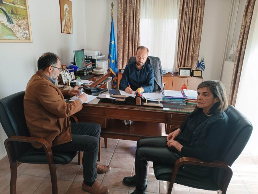 Υπεγράφη η σύμβαση για την αναβάθμιση υποδομών σε Αγναντερό, Ριζοβούνι, Κρανιά, Μαγούλα και Παλαιοχώρι