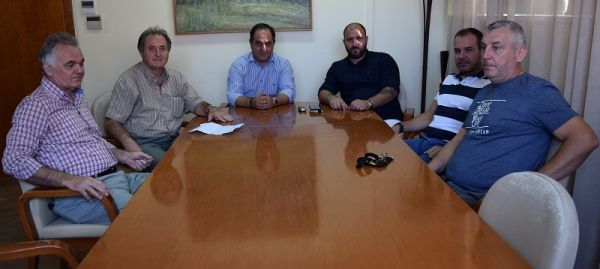 Με τη διοίκηση της Αναγέννησης συναντήθηκε ο Δήμαρχος Β. Τσιάκος