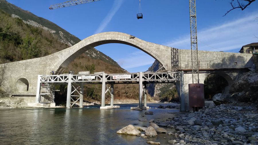 Ολοκληρώθηκε η αναστήλωση του γεφυριού της Πλάκας