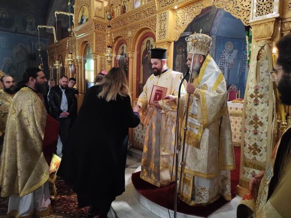 Χειροτονία Διακόνου και Τρισάγιο Μνήμης στον Ι.Ν. Αγίας Παρασκευής Καρδίτσας