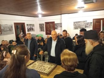 Κοπή πρωτοχρονιάτικης πίτας του Συλλόγου Λαγκαδίου "Οι Άγιοι Ανάργυροι"