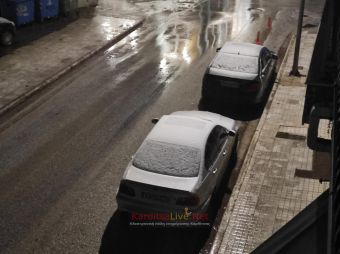 Δόση… από «λευκό ξημέρωμα» για την Καρδίτσα το πρωί της Τετάρτης 21 Ιανουαρίου