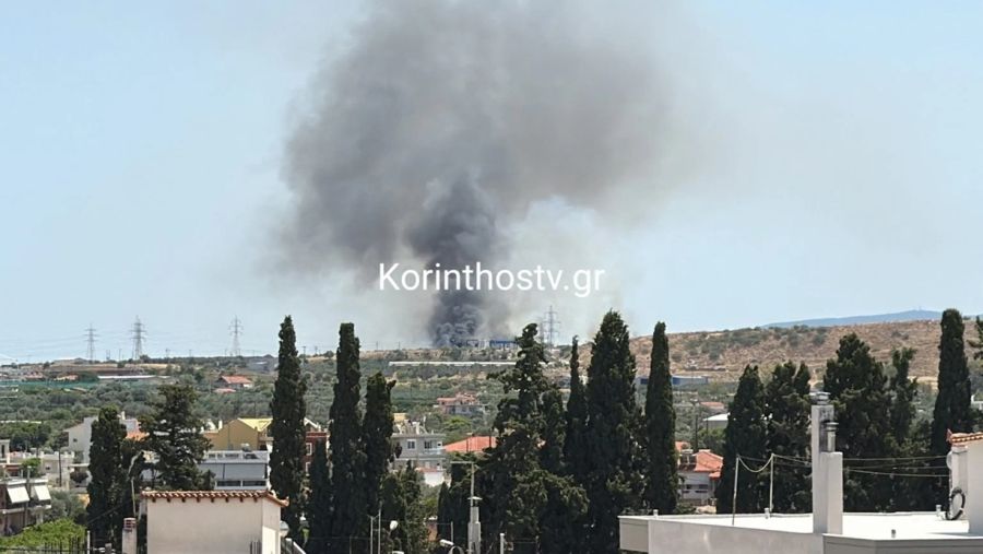 Κορινθία: Έκρηξη και φωτιά σε εργοστάσιο στα Εξαμίλια - Εντοπίστηκε νεκρός ένας 25χρονος (+Βίντεο)
