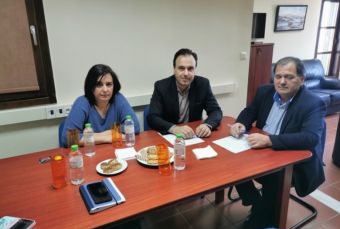 Συνάντηση του προέδρου της Κ.Ε.Δ.Ε. Δ. Παπαστεργίου με τον Δήμαρχο Λίμνης Πλαστήρα