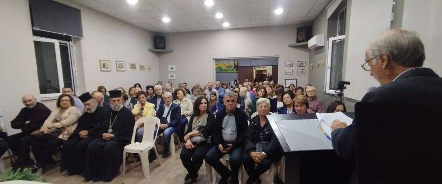 Σοφάδες: Με επιτυχία η εκδήλωση παρουσίασης του συγγραφικού και λογοτεχνικού έργου του Γιώργου Θωμόπουλου