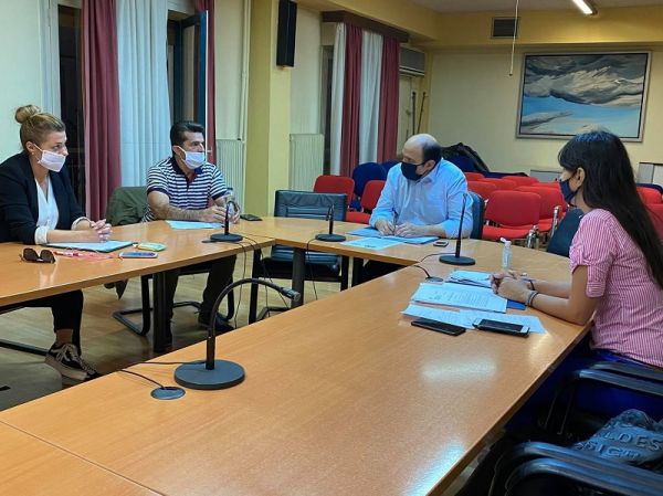 Συνάντηση Εργατικού Κέντρου με Γ.Γ. Υπουργείου Οικονομικών Χρ. Τριαντόπουλο