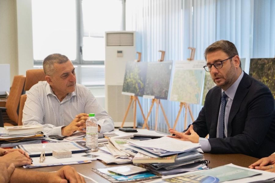 Συνάντηση του Περιφερειάρχη Θεσσαλίας, Δημήτρη Κουρέτα με τον Πρόεδρο του ΠΑΣΟΚ-ΚΙΝΑΛ, Νίκο Ανδρουλάκη