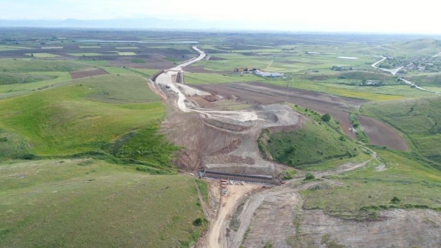 Στο 35% οι οδικές εργασίες για την παράκαμψη της Συκεώνας (+Φώτο)