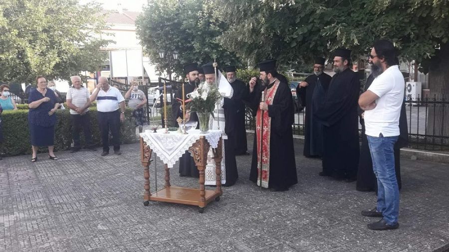 Αγιασμός και έναρξη εργασιών στον Ιερό Ναό Αγίου Γεωργίου Μητρόπολης