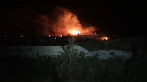 Ισχυρή έκρηξη στα Κατεχόμενα από άγνωστο ιπτάμενο αντικείμενο (+Φώτο)