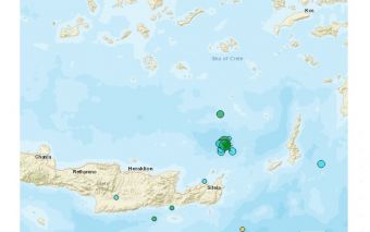 Χορεύει στο "ρυθμό" των Ρίχτερ η Κρήτη - Δύο σεισμοί πάνω από 5 Ρίχτερ τα ξημερώματα