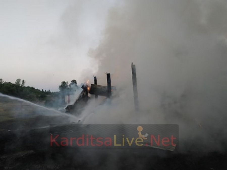 Καρδίτσα: Κάηκε ποιμνιοστάσιο με ζώα και αποθηκευτικός χώρος με δέματα