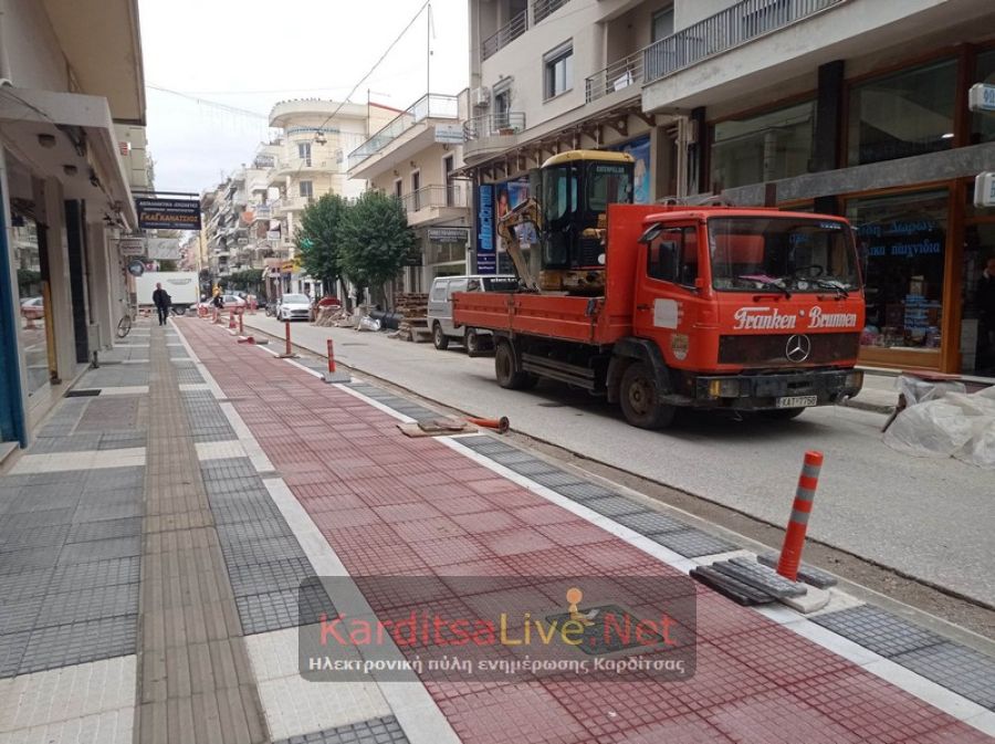 Καρδίτσα: Κλείνει νέο τμήμα της Ηρώων Πολυτεχνείου από την Παρασκευή (10/3) για τις εργασίες κατασκευής ποδηλατόδρομου