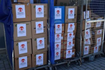 Δωρεά 900 κιλών τροφίμων και υγειονομικού υλικού από τον Βίκτωρ Βενουζίου στους κατοίκους του Αμάραντου