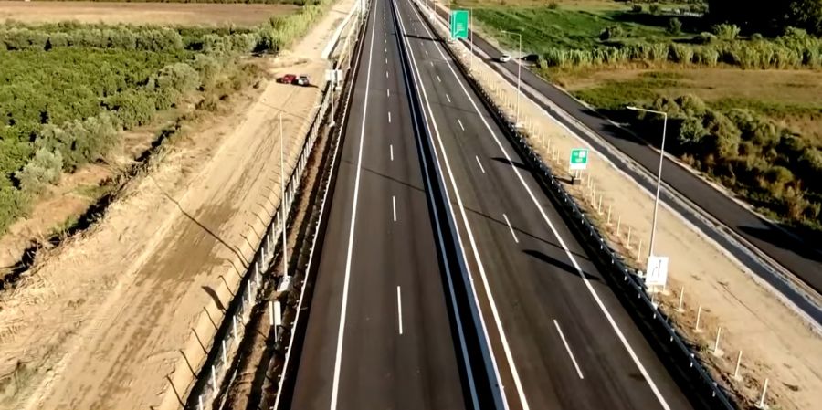 Εγκαινιάστηκε το μεγαλύτερο τμήμα, του νέου αυτοκινητόδρομου Πάτρα – Πύργος