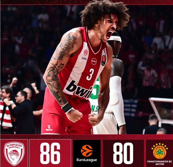 Euroleague: Στα ερυθρόλευκα το ντέρμπι - Αποτελέσματα 30ης αγωνιστικής και βαθμολογία