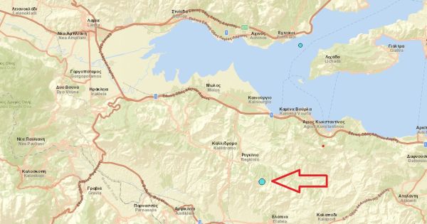 Σεισμός 3,5 Ρίχτερ το πρωί της Δευτέρας (27/11) στη Φθιώτιδα
