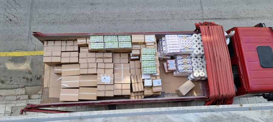 Αποστολή βοήθειας προς τους σεισμόπληκτους της Ελασσόνας απέστειλε η Π.Ε. Καρδίτσας