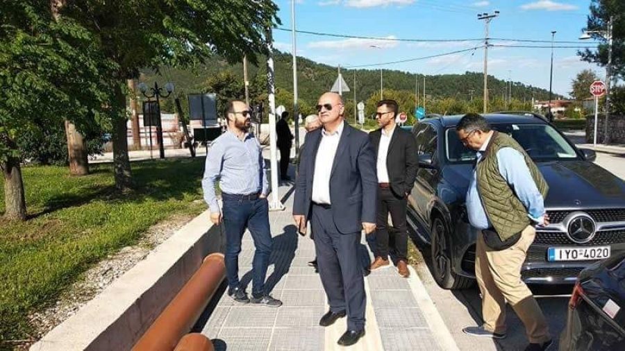 Συνάντηση με το Δήμαρχο Μουζακίου Φ. Στάθη είχε στο Μουζάκι ο Υπουργός Δικαιοσύνης Κ. Τσιάρας