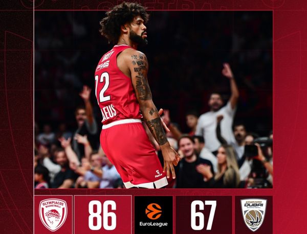 Euroleague: Εύκολο βράδυ για τον Ολυμπιακό απέναντι στην Ντουμπάι - Αποτελέσματα 3ης αγωνιστικής και βαθμολογία