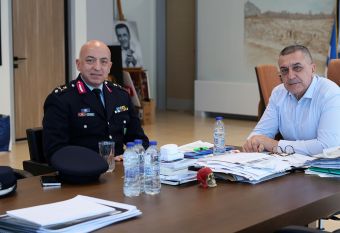 Εθιμοτυπική επίσκεψη του νέου Γενικού Περιφερειακού Αστυνομικού Διευθυντή Θεσσαλίας στον Περιφερειάρχη Θεσσαλίας