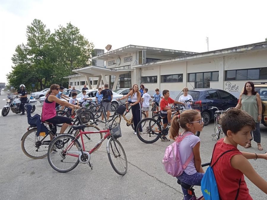 Ποδηλατοβόλτα και ενημέρωση για τις μετακινήσεις με το σιδηρόδρομο κυριάρχησαν το Σαββατοκύριακο (18-19/9)