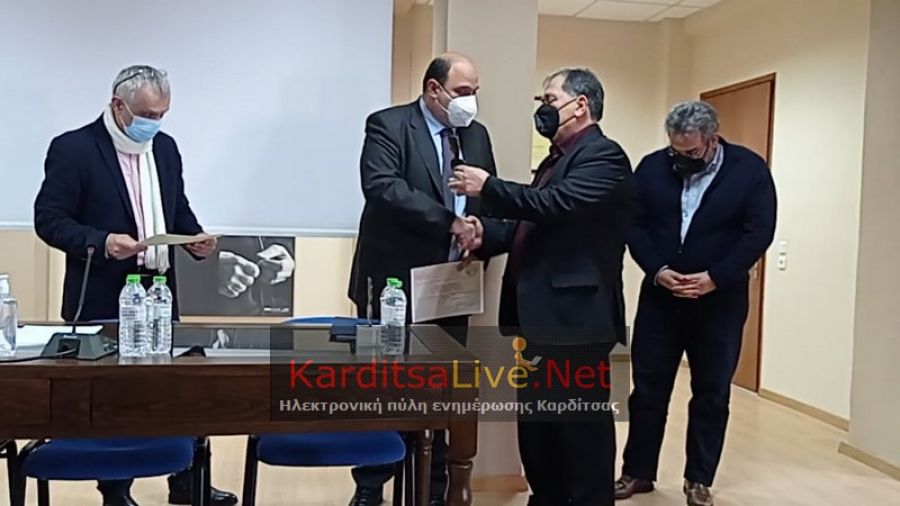 Επίτιμος Δημότης Λίμνης Πλαστήρα ανακηρύχθηκε ο Υφυπουργός Χρ. Τριαντόπουλος (+Φώτο +Βίντεο)