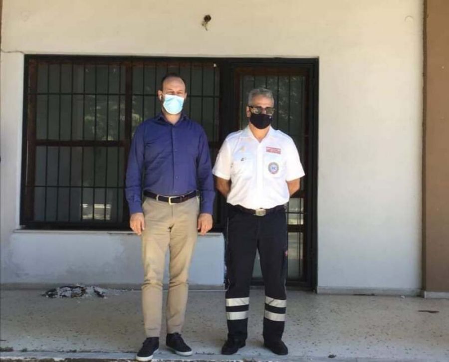 Για τη δημιουργία τομέα ΕΚΑΒ στο Μουζάκι συναντήθηκαν ο Δήμαρχος Μουζακίου και ο Δ/ντης ΕΚΑΒ Θεσσαλίας