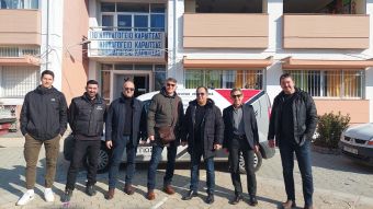 Επίσκεψη του Δημάρχου Καρδίτσας Β. Τσιάκου στο 10ο Δ.Σ.Καρδίτσας για τις εργασίες συντήρησης που εκτελούνται