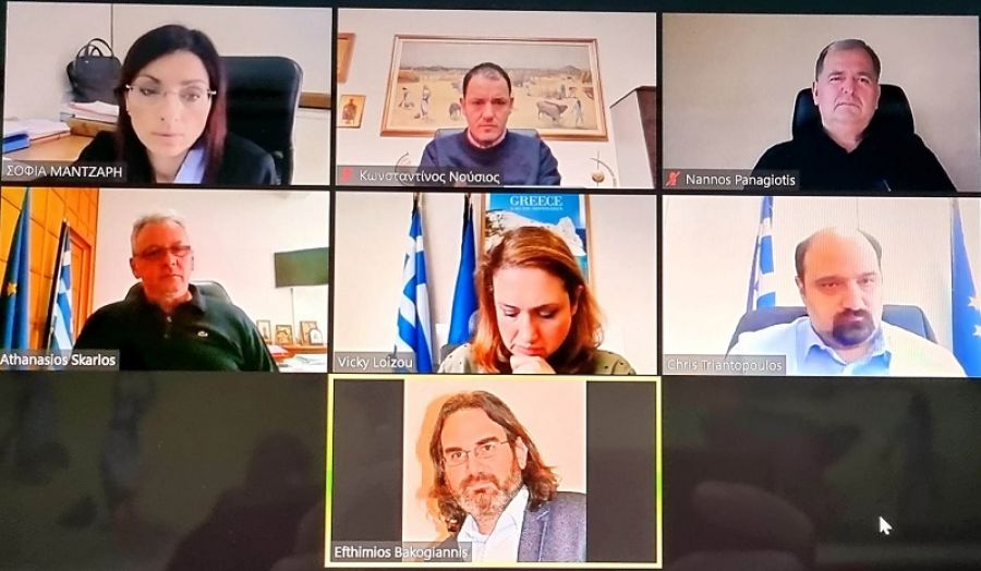 Λίμνη Πλαστήρα και Λουτρά Σμοκόβου στο επίκεντρο τηλεδιάσκεψης Κ. Νούσιου, Δημάρχων και Γ.Γ. αρμόδιων υπουργείων