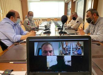 Συνάντηση Τριαντόπουλου με της Διοίκηση του ΕΒΕ Καρδίτσας για τις αποζημιώσεις του «Ιανού»