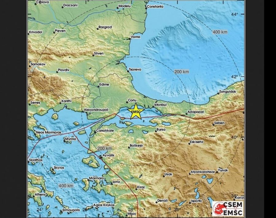 Σεισμός 6,2 βαθμών κοντά στην Κωνσταντινούπολη (+Βίντεο)