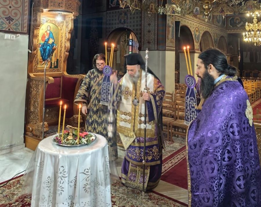 Μαθητική Προηγιασμένη Θεία Λειτουργία στον Ι.Ν. Κοιμήσεως της Θεοτόκου Μουζακίου