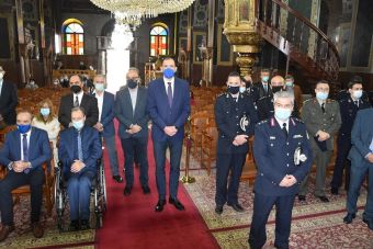 Γιορτάστηκε και στην Καρδίτσα ο προστάτης της αστυνομίας Άγιος Αρτέμιος