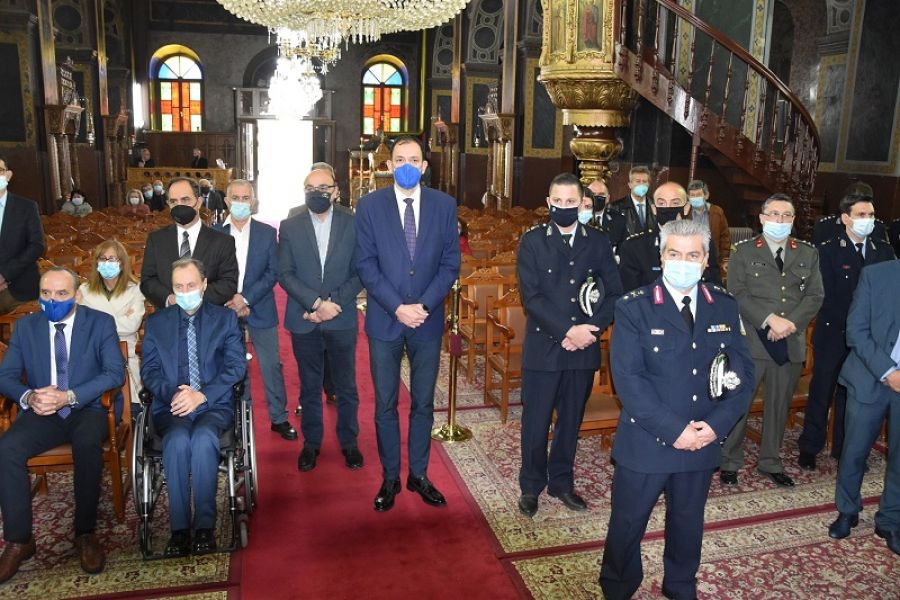 Γιορτάστηκε και στην Καρδίτσα ο προστάτης της αστυνομίας Άγιος Αρτέμιος