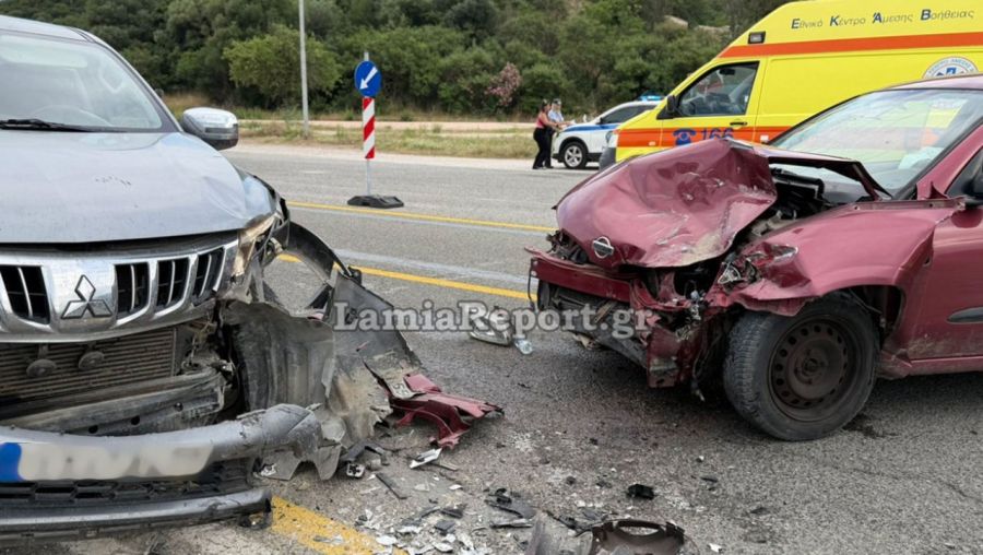 Τροχαίο με δύο τραυματίες στις Θερμοπύλες