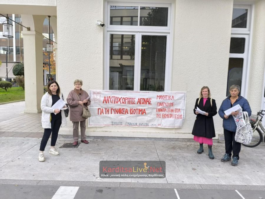 Δράση του Συλλόγου Γυναικών Καρδίτσας και των Ομάδων Ταμασίου και Σέκλιζας για την εξάλειψη της βίας κατά των γυναικών (+Φωτο)