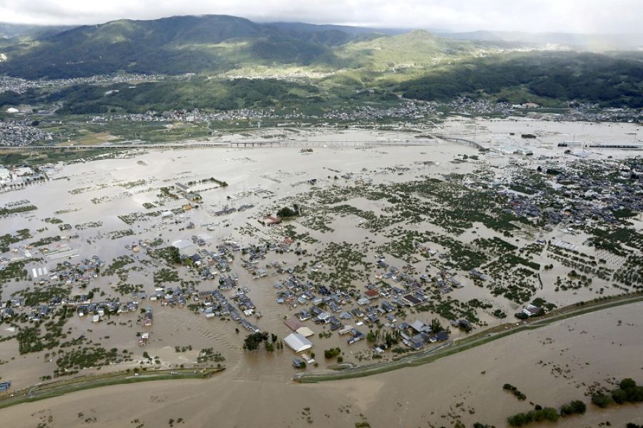 Ιαπωνία: Εικόνες αποκάλυψης φέρνει ο τυφώνας Χαγκίμπις! 11 νεκροί και δεκάδες αγνοούμενοι (+Βίντεο)