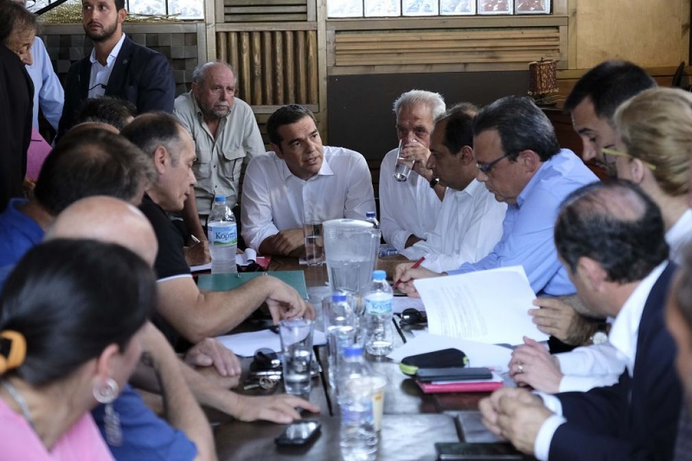 Νέα επίσκεψη στο Μάτι πραγματοποίησε ο Πρωθυπουργός (+Φώτο)