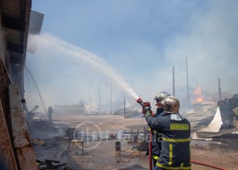 Μεγάλη καταστροφή από πυρκαγιά σε κτηνοτροφική μονάδα στην Αμπελιά Φαρσάλων