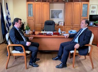 Το Δήμαρχο Καρδίτσας επισκέφτηκε ο νέος Διευθυντής Β/βαθμιας Εκπαίδευσης