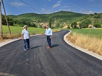 Ασφαλτοστρώθηκαν δρόμοι σε Καλλιφώνι και Μυρίνη