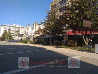 Στο ρυθμό των μέτρων πρόληψης κινείται η … έρημη Καρδίτσα (+Φώτο +Βίντεο)