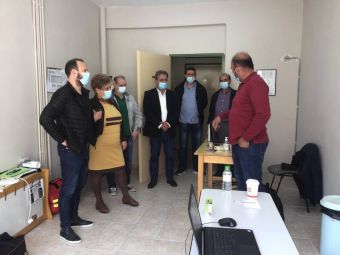 Επίσκεψη Δημάρχου Μουζακίου στο Κέντρο Υγείας και στις Κοινωνικές Δομές του Δήμου