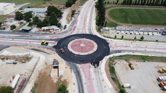 Θέμα ημερών η παράδοση του κυκλικού κόμβου στην είσοδο των Φαρσάλων